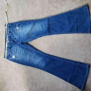 Women’s Blue Flared Jeans